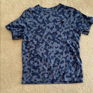 Nike Navy Camo Tee